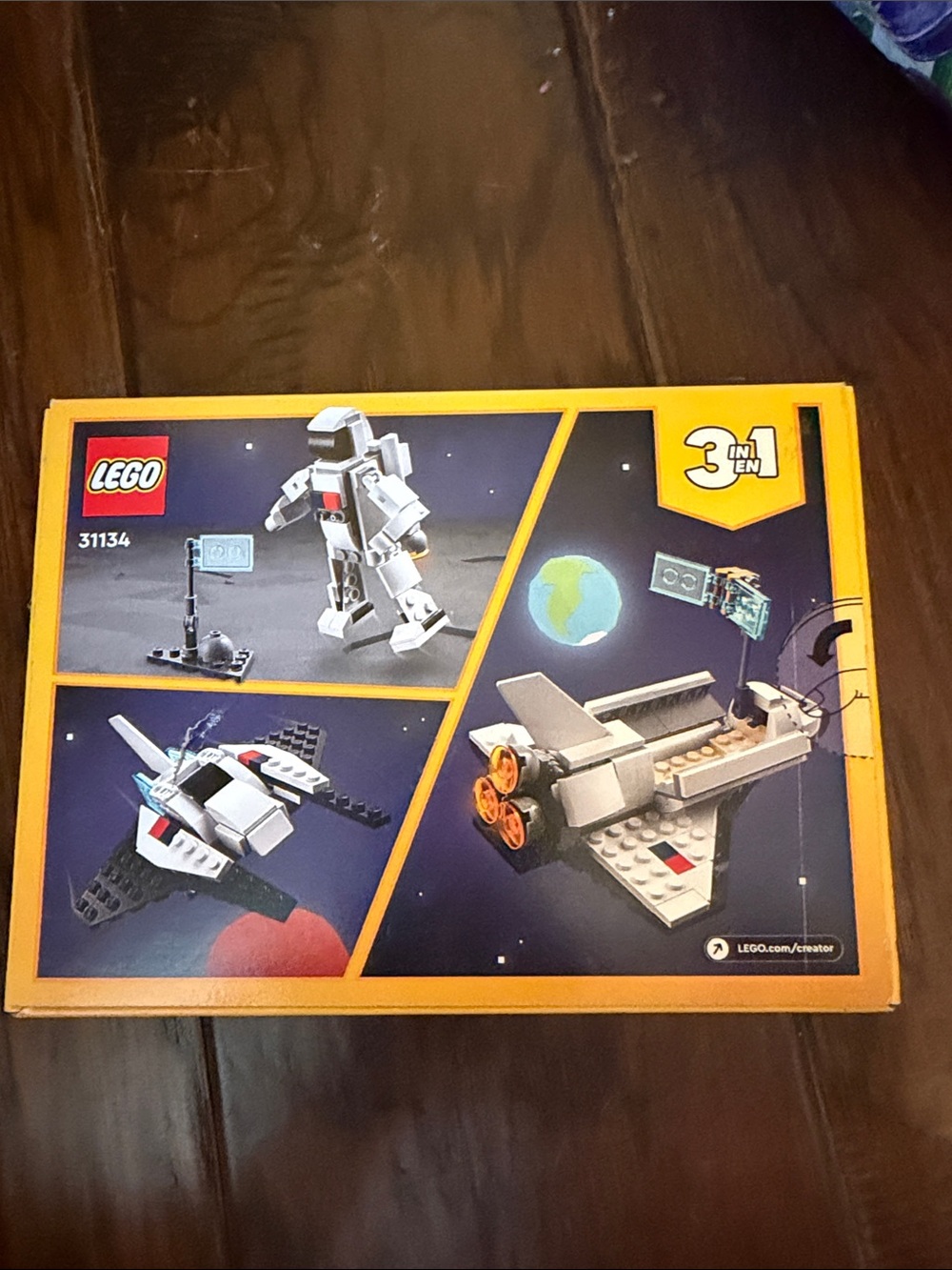 Lego 3-in-1 Space Explorer Set - White, Gray, Black, Yellow